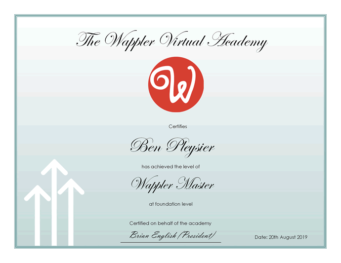 Wappler Certified